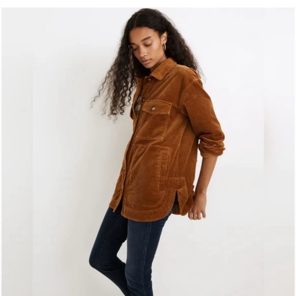 Madewell Corduroy Yorkway Shirt Jacket, size XXS, great condition, worn once - Picture 2 of 7
